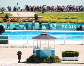It doesn't get much better than this !! The 2024 paris Olympic Games in the gardens of Versailles palace. Mindblowingly beautiful ! :: Photo © Astrid Appels