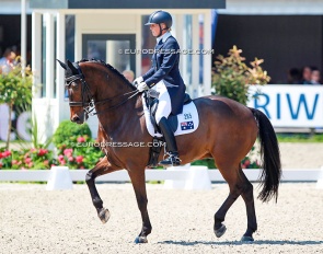 Mary Hanna and Umbro at the 2016 CDIO Rotterdam :: Photo © Astrid Appels