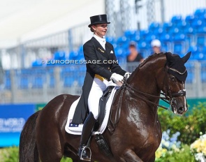 Kristy Oatley and Du Soleil at the 2018 World Equestrian Games :: Photo © Astrid Appels
