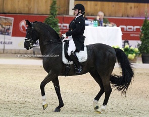 Juliette Piotrowski and Sir Diamond at their last CDI together: the 2020 CDI Lier :: Photo © Astrid Appels