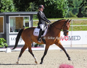Valentina Strobl and Bequia Simba at the 2023 European Para Championships in Riesenbeck :: Photo © Silke Rottermann