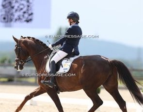 Lena Malmtrom and Fabulous Fidelie at the 2024 CPEDI Hagen on 6 June 2024 :: Photo © Astrid Appels