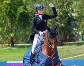 Kat Fuqua and Dreamgirl at the 2024 North American Youth Championships :: Photo © Avery Wallace/US Equestrian