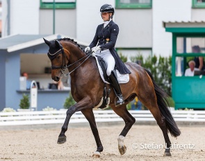 Leonie Richter and Dos Amigos at the 2022 Bundeschampionate :: Photo © Stefan Lafrentz
