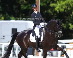 Lia Welschof and First Class at the 2020 European Young Riders Championships :: Photo © Astrid Appels