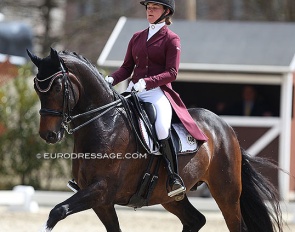 Quinty Vossers and Hummer at the 2021 CDI Sint-Truiden :: Photo © Astrid Appels