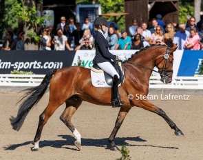 Henriette Hachmeister and Ferdades at the 2022 Bundeschampionate :: Photo © Stefan Lafrentz