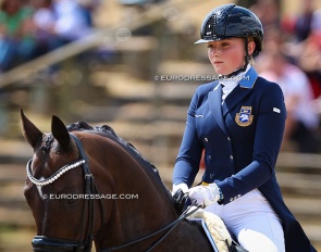 Ellen Hedbys at the 2022 European Young Riders Championships :: Photo © Astrid Appels