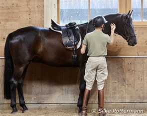 "To have a calm horse at the end of a piaffe is as important as a good piaffe itself," said Anja Beran :: Photos © Silke Rottermann