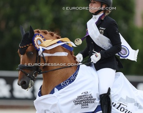 Hanna Clauberg and Dacapo B at the 2024 European Pony Championships :: Photo © Astrid Appels