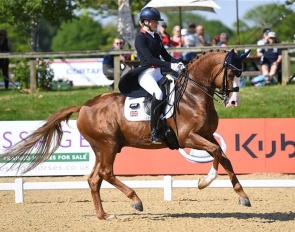 British Under 25 rider Jessica McConkey on Dior at Hickstead :: Photo © Spidge