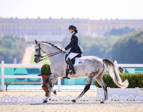 NorCordia's Vianne with Kate Shoemaker (USA) at the 2024 Paralympics in Paris