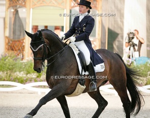 Sabine Becker and Lamarc WRT at the 2010 CDIO Aachen :: Photo © Astrid Appels