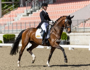 Greta Heemsoth and Donja KWG at the 2023 CDN Medingen :: Photo © Stefan Lafrentz