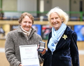 Nereide Goodman is one of two recipients of the BD Medal of Honour in 2024 :: Photo © British Dressage