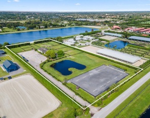 Exceptionally well located equestrian facility on 13175 Southfields Road in Wellington, Florida.