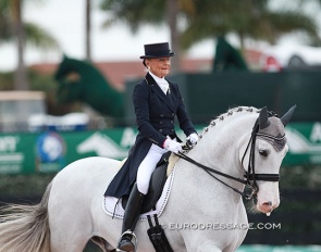 Janne Rumbough and Junior at the 2015 CDI Wellington :: Photos © Astrid Appels