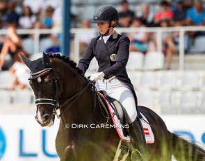 Franziska Fries and Atomic in the U25 division at the 2018 CDIO Aachen :: Photo © Dirk Caremans