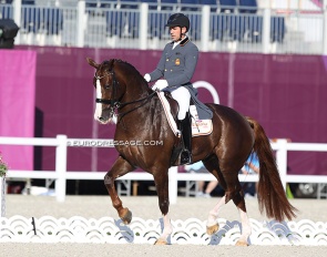 Severo Jurado Lopez and Fendi T at the 2021 Olympics :: Photo © Astrid Appels