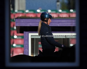 Charlotte Dujardin at the 2022 World Championships :: Photo © Astrid Appels