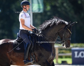 Andreas Helgstrand and Jovian at the 2023 European Championships :: Photo © Astrid Appels