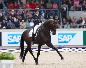 Klimke and Franziskus' last international show at the 2024 CDIO Aachen :: Photo © Astrid Appels