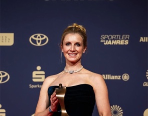 Jessica von Bredow-Werndl at the 78th German Athlete of the Year gala in Baden-Baden :: Photo © Aubenhausen Club