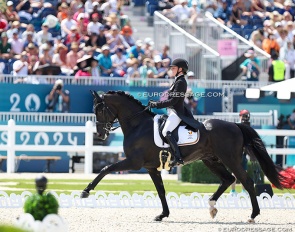 Flore de Winne and Flynn were the high scorers of the Belgian Olympic Team at the 2024 Olympics in Paris :: Photo © Astrid Appels
