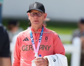 Klaus Roeser at the 2024 Olympic Games in Paris :: Photo © Astrid Appels