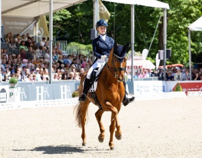 The five-star dressage tour gives top international riders a stage at the German Show Jumping and Dressage Derby in Hamburg :: Photo © reitsport-hellmann