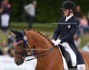 Benjamin Ebeling and Behlinger at the 2019 CDIO Compiegne :: Photo © Astrid Appels