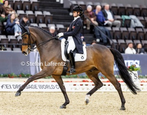 Jessica Neuhauser on Rockson at the 2025 CDI-W Basel :: Photo © Stefan Lafrentz