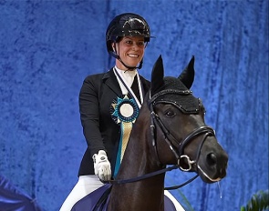 Alex Vodermair and Exact are the "Champion of Champions" at the 2025 Australian Young Horse Championships