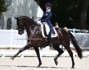 Antonia Ramel and Brother de Jeu at the 2021 CDIO Compiegne :: Photo © Astrid Appels
