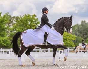 The winner of last year's World Cup Qualifier at the 2024 CDI-W Pilisjaszfalu :: Photo © Anett Somogyvari 