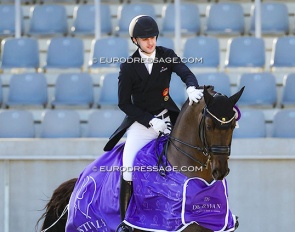 Moritz Treffinger and Fiderdance score a double victory at the 2025 CDI Aachen Festival 4 Dressage :: Photo © Astrid Appels