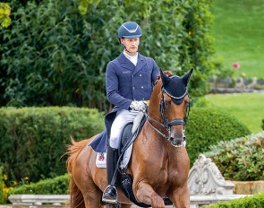 Matthias Rath and Destacado FRH at Gestut Schafhof :: Photo © Stefan Lafrentz