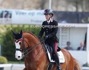 Valentina Truppa and Sauvignon at the 2019 CDI Nieuw en St. Joosland :: Photo © Astrid Appels
