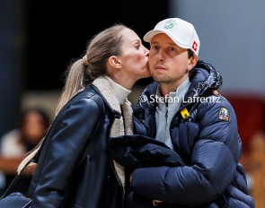 Simone Pearce and Martin Fuchs at the 2024 CSI Geneva :: Photo © Stefan Lafrentz