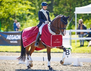 Anu Sironen and Fioretto at the 2025 CDI-W Parnu :: Photo © Kylli Tedre