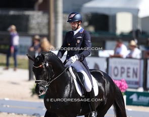 Marcus Orlob on JJ Glory Day in the developing GP horse test at the 2025 Palm Beach Derby :: Photo © Astrid Appels