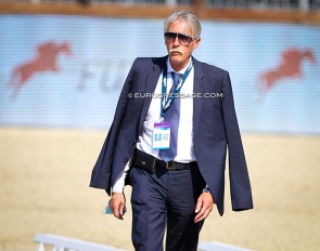 Thomas Lang at the 2021 European Dressage Championships in Hagen :: Photo © Astrid Appels