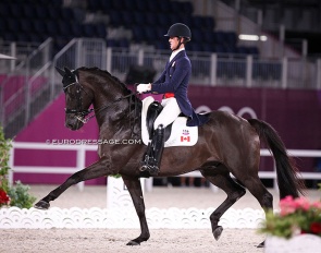Chris von Martels and Eclips at the 2021 Olympics in Tokyo :: Photo © Astrid Appels