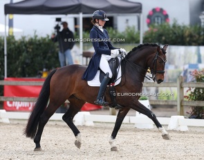 Zoë Niessen and Paco Rabanne at the 2025 CDI Sint-Truiden :: Photo © Astrid Appels
