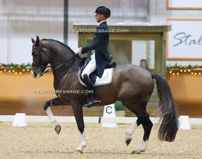 Hans Peter Minderhoud and Invictus at the 2023 CDI Kronenberg Indoor :: Photo © Astrid Appels