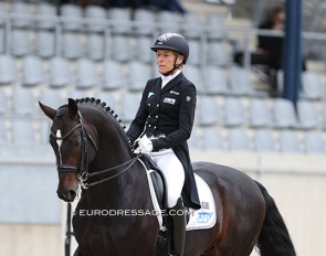 Ingrid Klimke and Freudentänzer at the 2024 CDI Aachen Festival 4 Dressage :: Photo © Astrid Appels