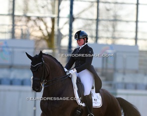 Andrea Timpe on her own Don Carismo at the 2024 CDI Aachen Festival 4 Dressage