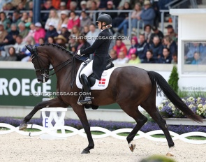 Rikke Dupont and Grand Galiano at the 2025 CDIO Aachen :: Photo © Astrid Appels
