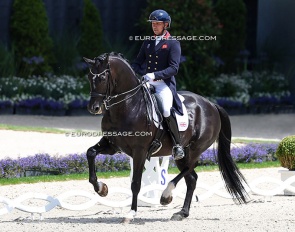 Andrew Gould and Indigro at the 2025 CDIO Aachen :: Photo © Astrid Appels