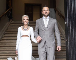 Belgian paralympian Manon Claeys and farrier Samuel de Pauw got married :: Photo © Helena Massa